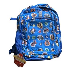 Nick Jr Paw Patrol Blue Youth Backpack  Print 2